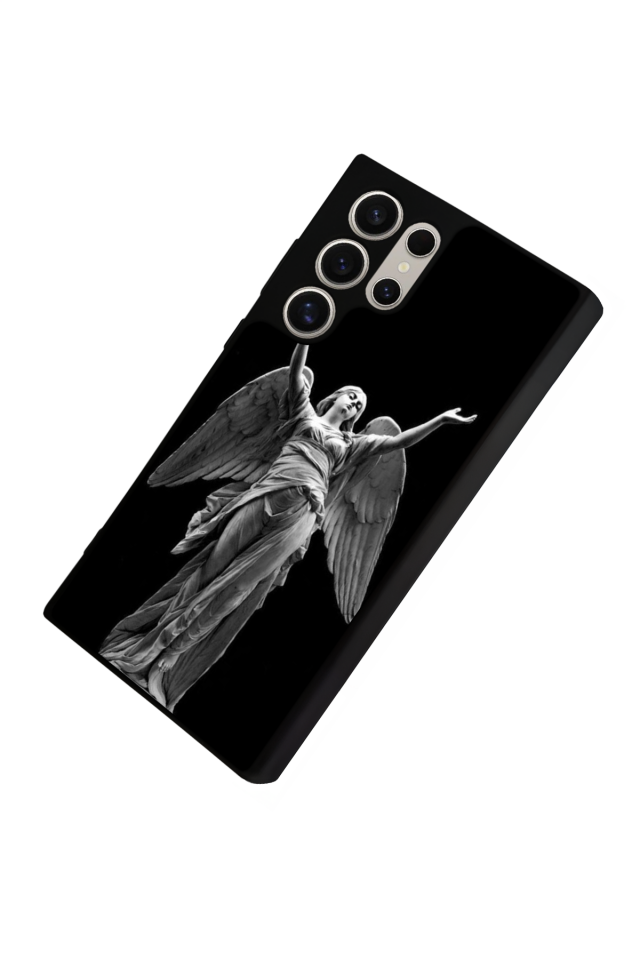 Samsung Galaxy S24 Ultra Uyumlu Melek Tasarımlı Glossy Premium Kılıf