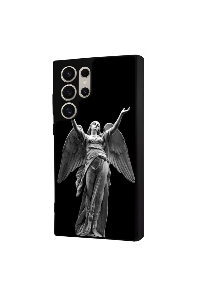 Samsung Galaxy S24 Ultra Uyumlu Melek Tasarımlı Glossy Premium Kılıf