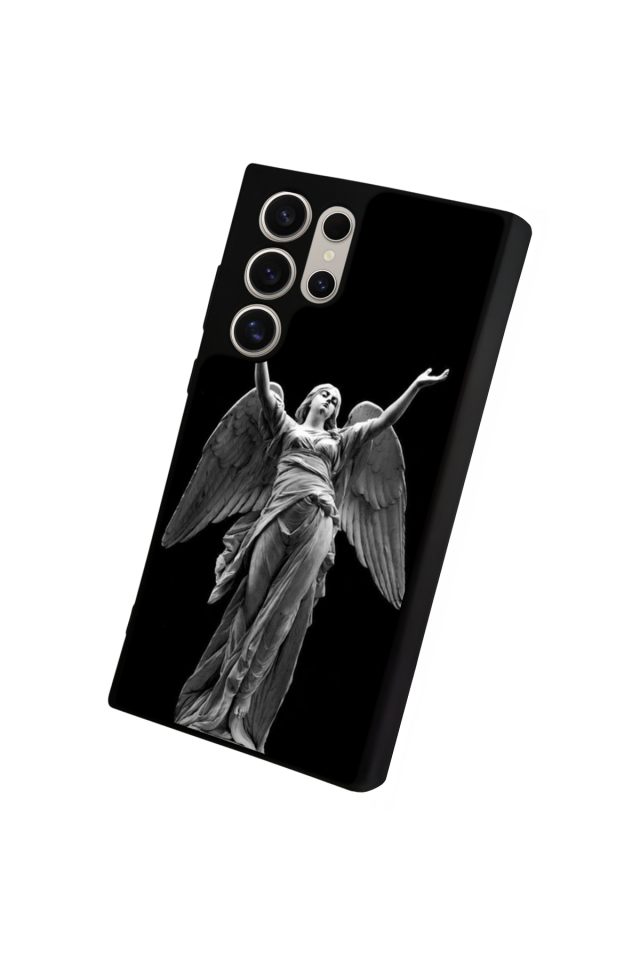 Samsung Galaxy S24 Ultra Uyumlu Melek Tasarımlı Glossy Premium Kılıf