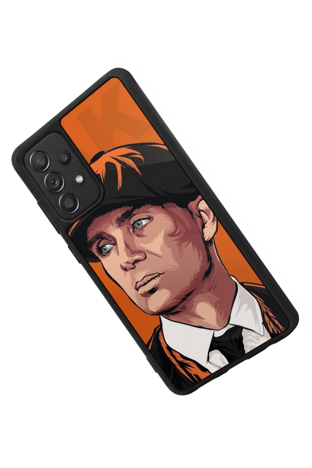 Samsung Galaxy A72 Uyumlu Peaky Blinders Tasarımlı Glossy Premium Kılıf