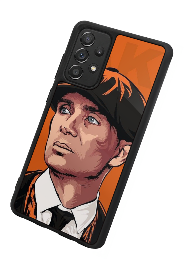 Samsung Galaxy A72 Uyumlu Peaky Blinders Tasarımlı Glossy Premium Kılıf