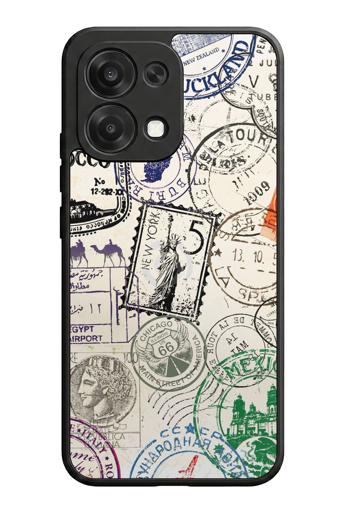 Oppo A6 Pro Uyumlu Poster Tasarımlı Glossy Premium Kılıf