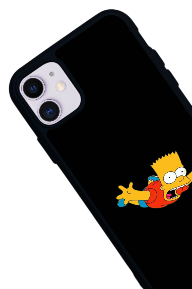 iPhone 11 Uyumlu The Simpsons Tasarımlı Glossy Premium Kılıf