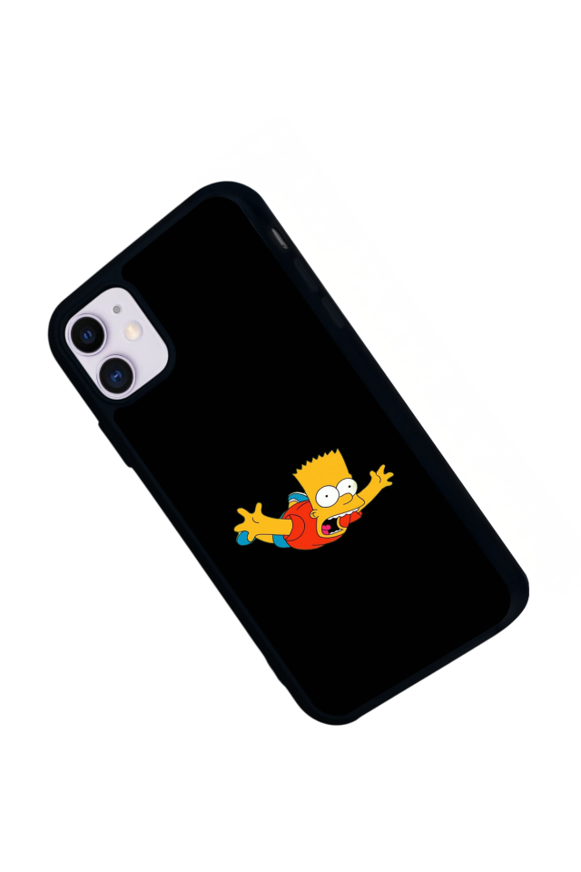 iPhone 11 Uyumlu The Simpsons Tasarımlı Glossy Premium Kılıf