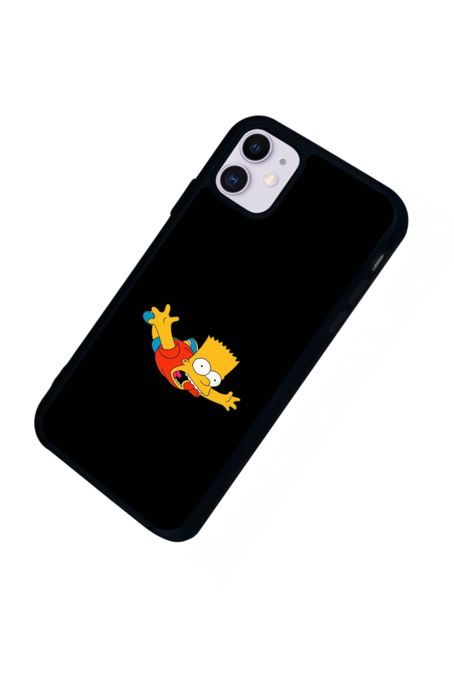 iPhone 11 Uyumlu The Simpsons Tasarımlı Glossy Premium Kılıf
