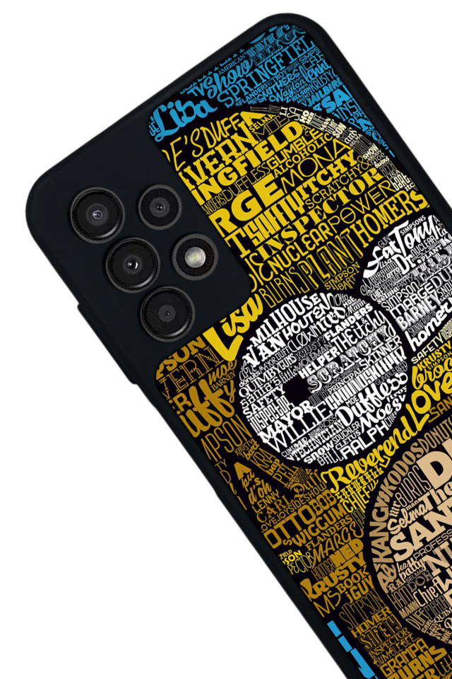 Samsung Galaxy A13 Uyumlu The Simpsons Tasarımlı Glossy Premium Kılıf