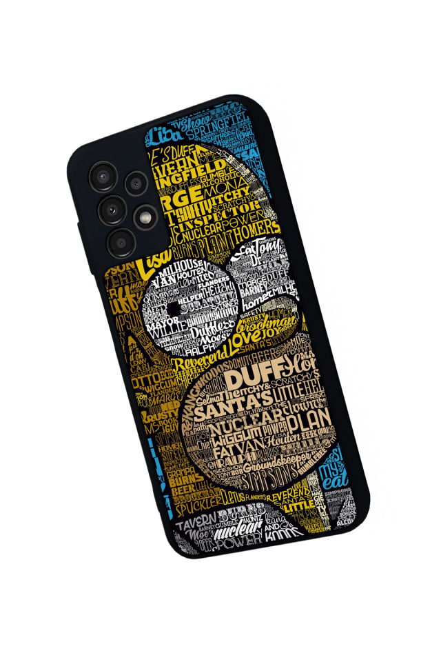 Samsung Galaxy A13 Uyumlu The Simpsons Tasarımlı Glossy Premium Kılıf