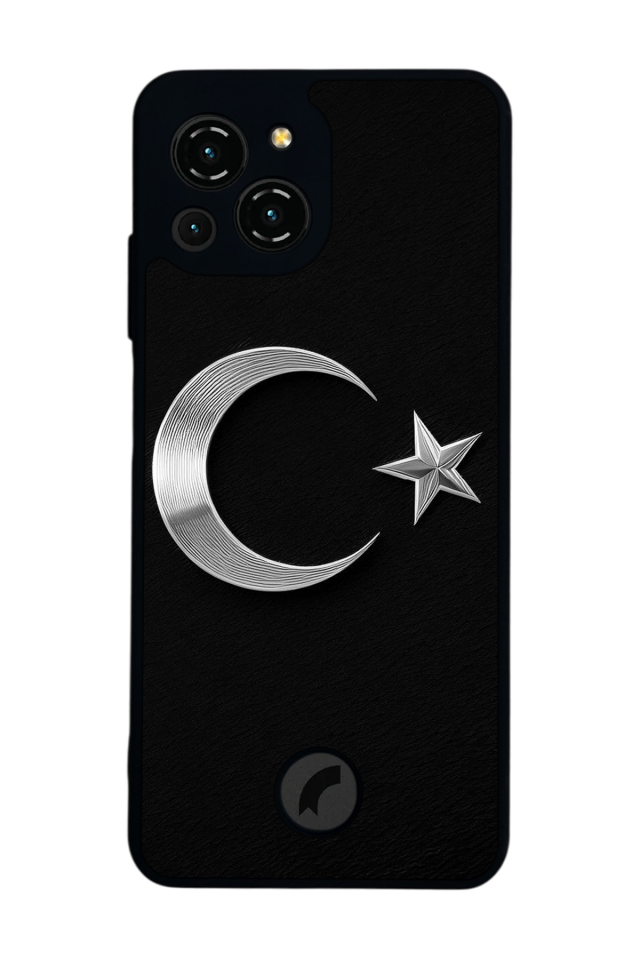 Reeder S23 Pro Max Uyumlu TurkBayragi Tasarımlı Glossy Premium Kılıf