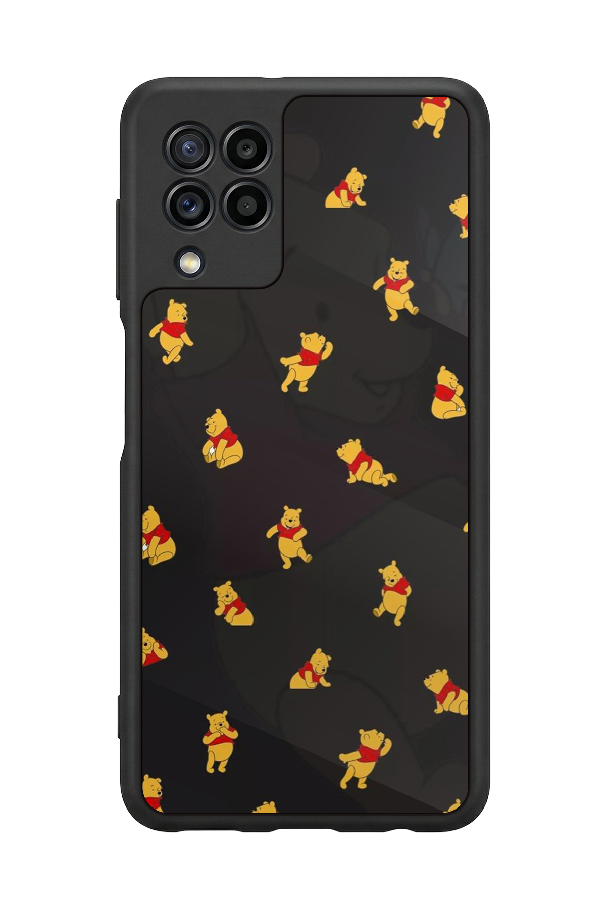 Samsung Galaxy M22 Uyumlu Winnie Tasarımlı Glossy Premium Kılıf