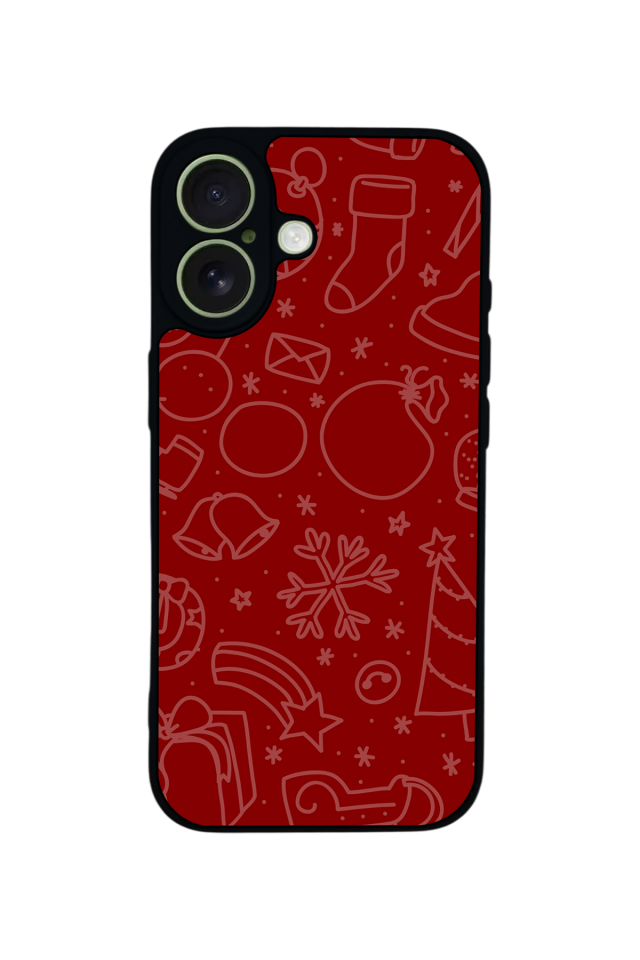 iPhone 17 Uyumlu Yilbasi Christmas Tasarımlı Glossy Premium Kılıf