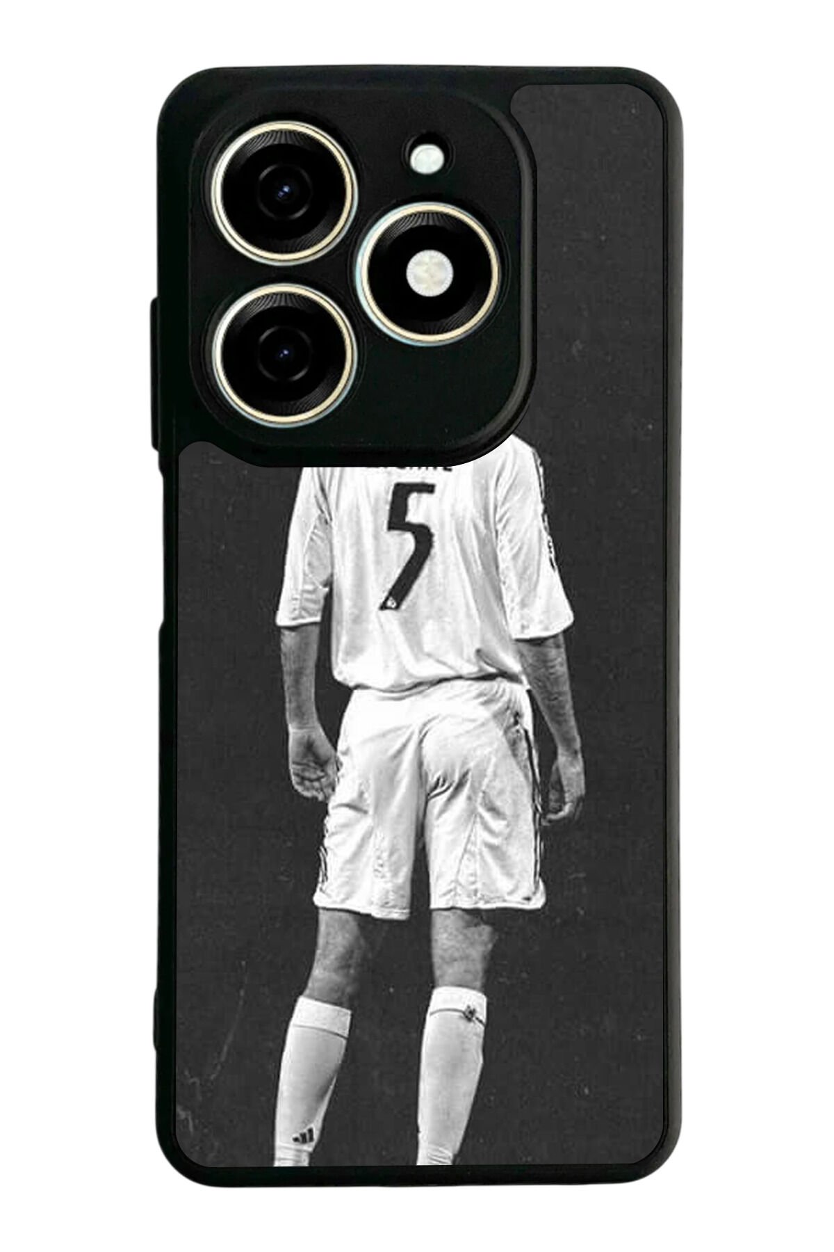 Tecno Spark 20/20C Uyumlu Zidane Tasarımlı Glossy Premium Kılıf