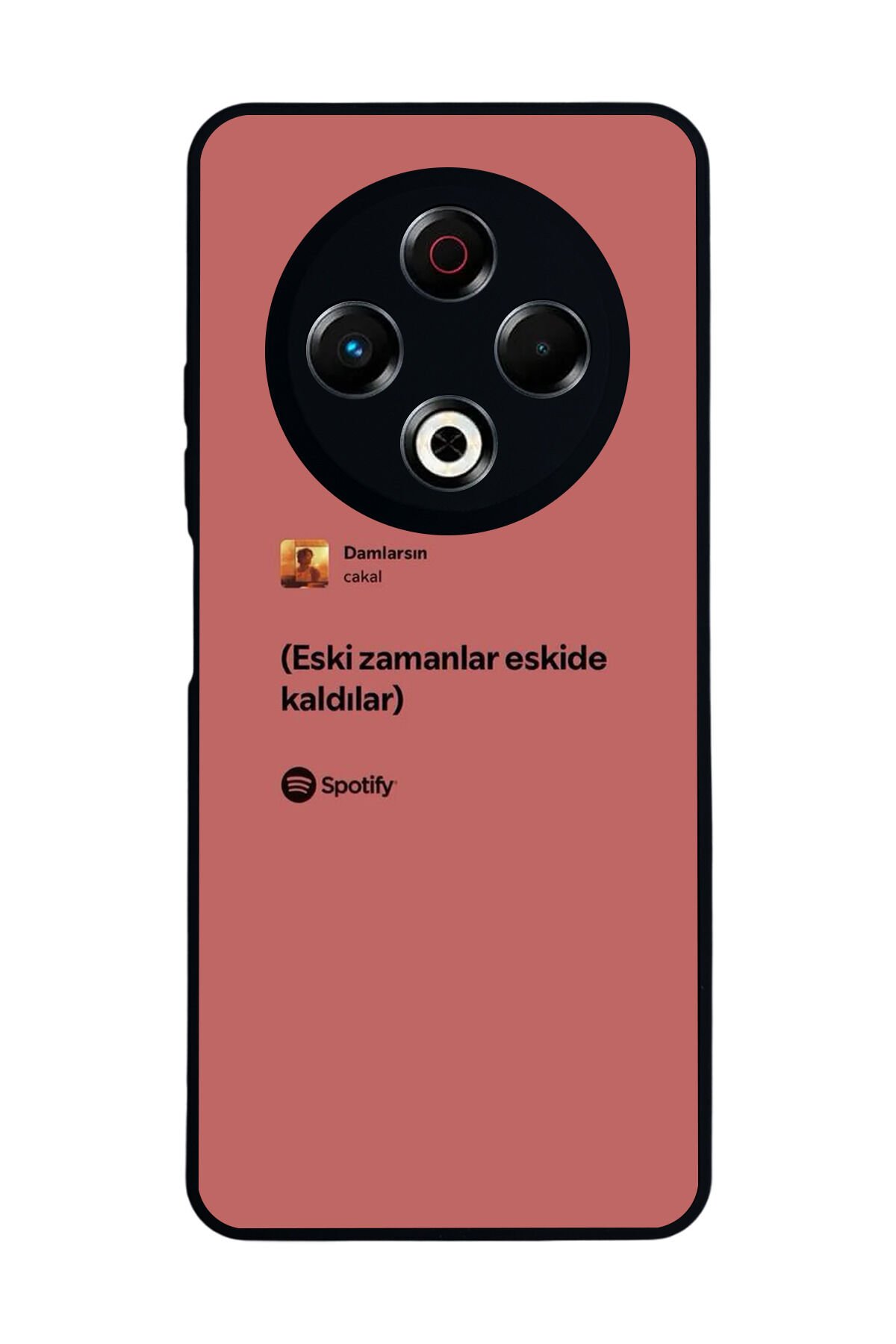 Tecno Spark 30 Uyumlu Sarki Sozleri Tasarımlı Glossy Premium Kılıf