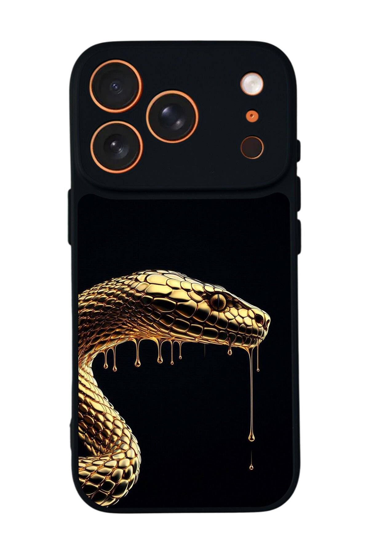 iPhone 17 Pro Max Uyumlu Yılan Tasarımlı Glossy Premium Kılıf