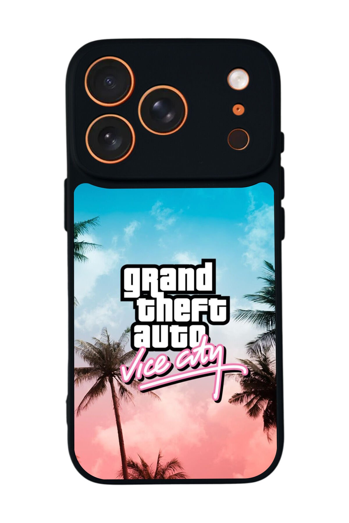 iPhone 17 Pro Max Uyumlu GTA Tasarımlı Glossy Premium Kılıf