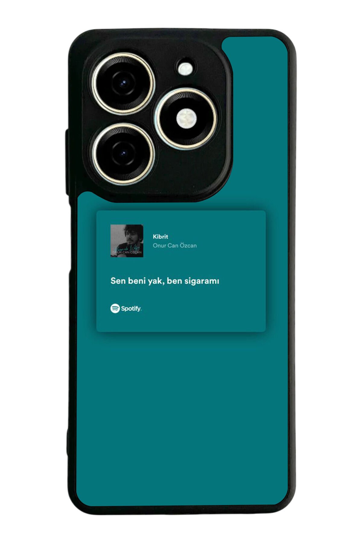 Infınıx Smart 8 Pro Uyumlu Sarki Sozleri Tasarımlı Glossy Premium Kılıf