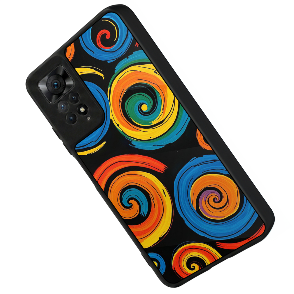 Xiaomi Redmi Note 12 Pro Uyumlu Abstract Tasarımlı Glossy Premium Kılıf