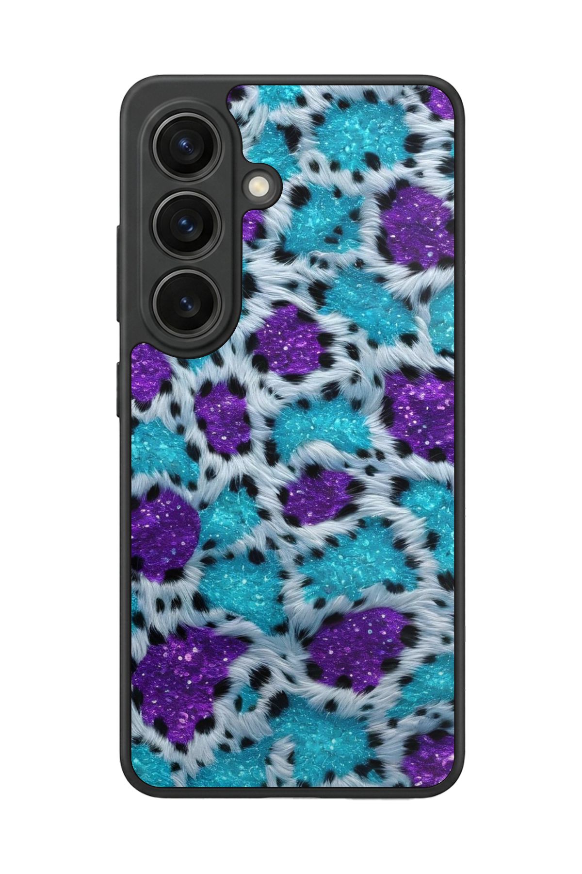 Samsung Galaxy S26 Uyumlu Hologram Leopar Tasarımlı Glossy Premium Kılıf