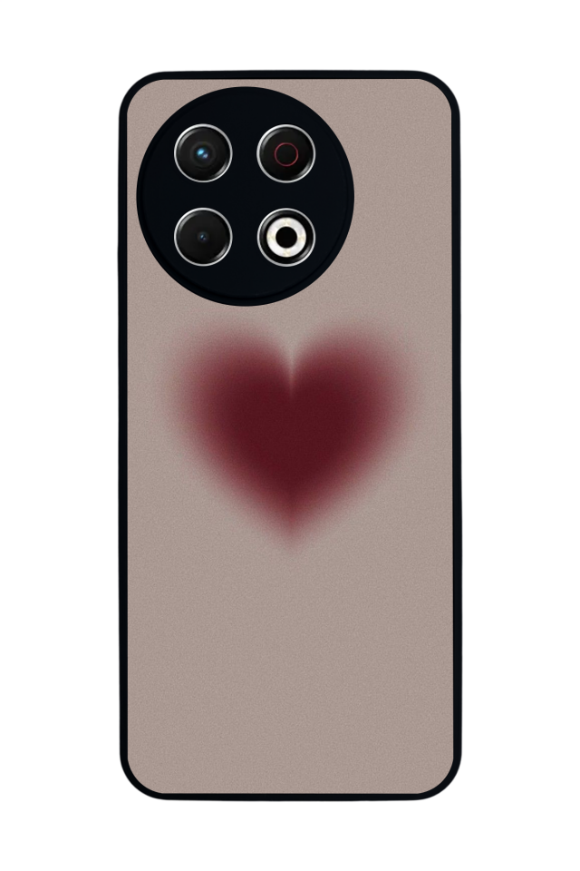 Tecno Spark 30 Pro Uyumlu Kalp Love Tasarımlı Glossy Premium Kılıf