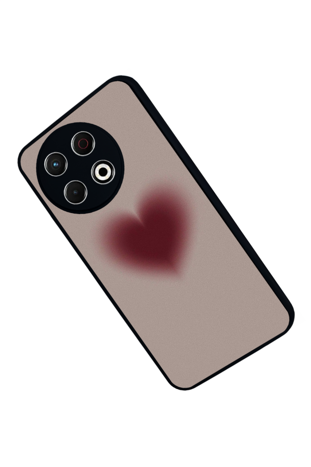 Tecno Spark 30 Pro Uyumlu Kalp Love Tasarımlı Glossy Premium Kılıf