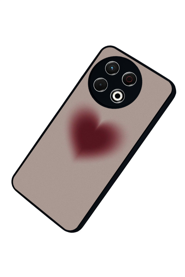 Tecno Spark 30 Pro Uyumlu Kalp Love Tasarımlı Glossy Premium Kılıf