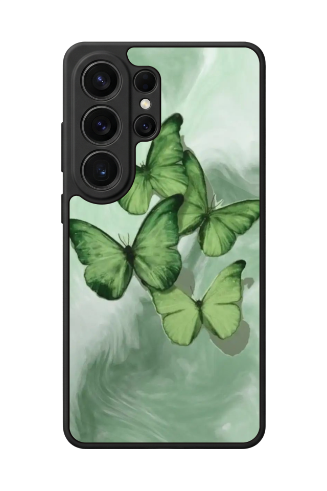 Samsung Galaxy S26 Ultra Uyumlu Kelebek Tasarımlı Glossy Premium Kılıf