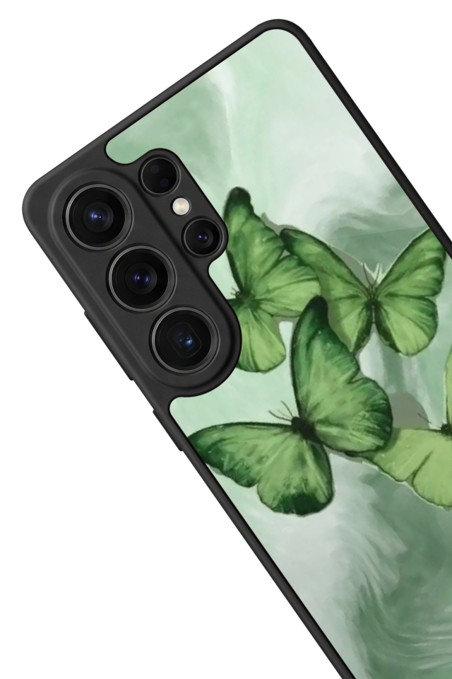 Samsung Galaxy S26 Ultra Uyumlu Kelebek Tasarımlı Glossy Premium Kılıf