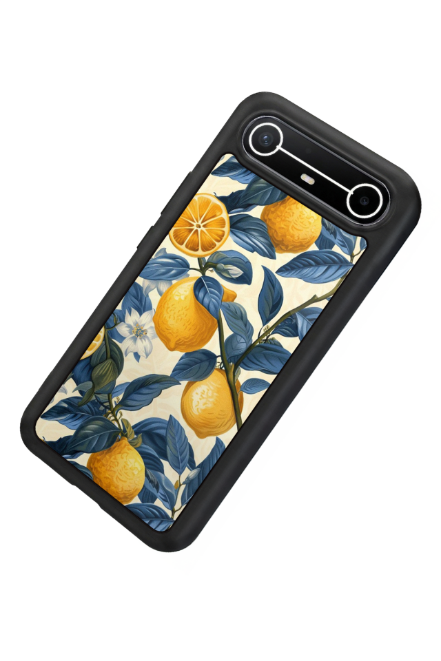 Tecno Spark Slim 5G Uyumlu Limon Tasarımlı Glossy Premium Kılıf