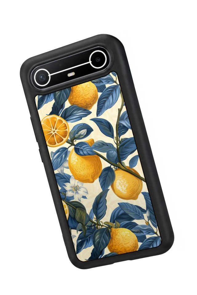 Tecno Spark Slim 5G Uyumlu Limon Tasarımlı Glossy Premium Kılıf