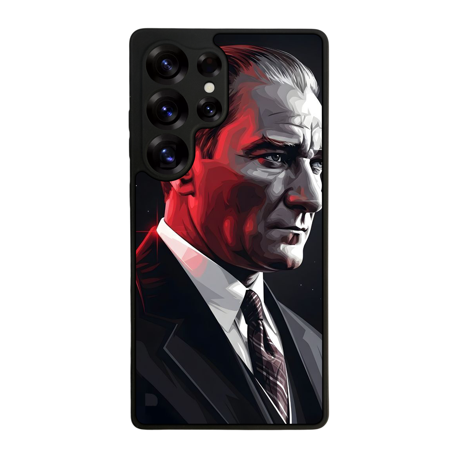 Samsung Galaxy S25 Ultra Uyumlu Mustafa Kemal Ataturk Tasarımlı Glossy Premium Kılıf