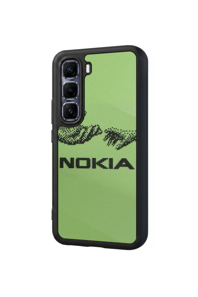 Infinix Hot 60 Pro Plus Uyumlu Nokia Tasarımlı Glossy Premium Kılıf