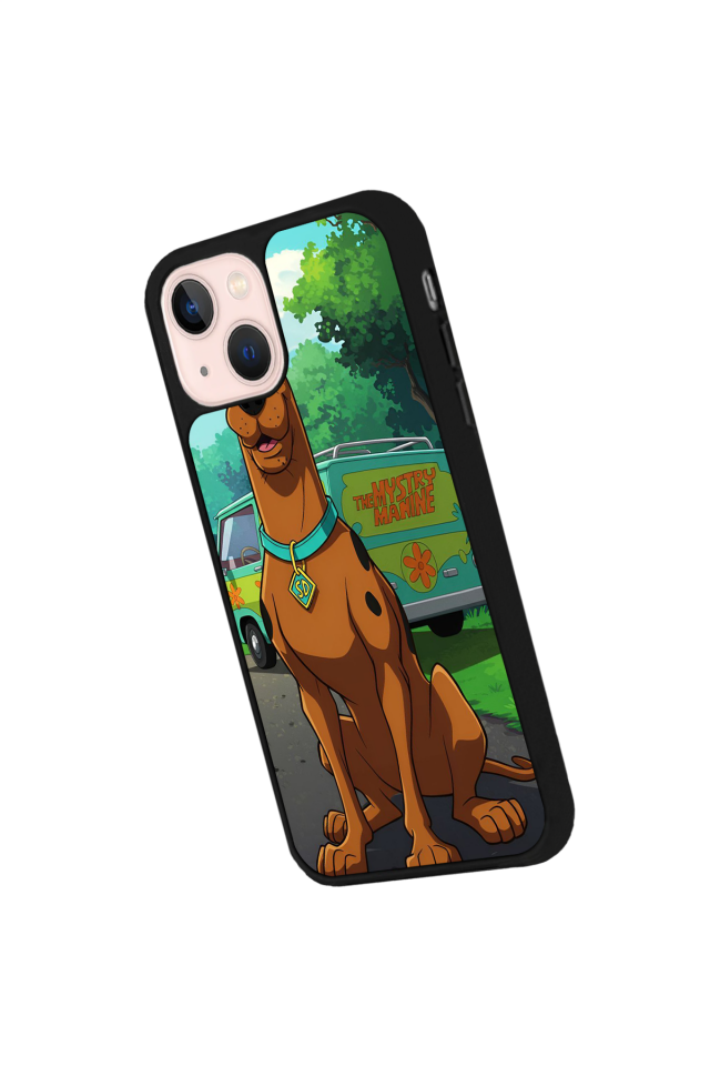 iPhone 13 Mini Uyumlu Scooby Doo Tasarımlı Glossy Premium Kılıf