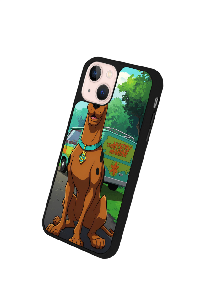 iPhone 13 Mini Uyumlu Scooby Doo Tasarımlı Glossy Premium Kılıf