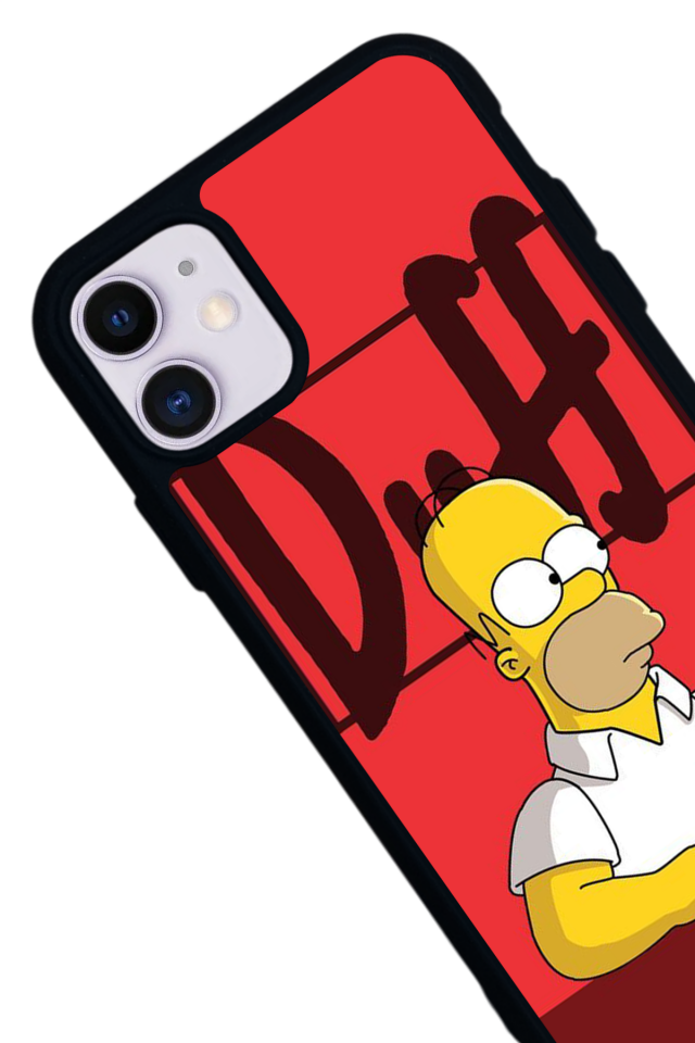 iPhone 11 Uyumlu The Simpsons Tasarımlı Glossy Premium Kılıf