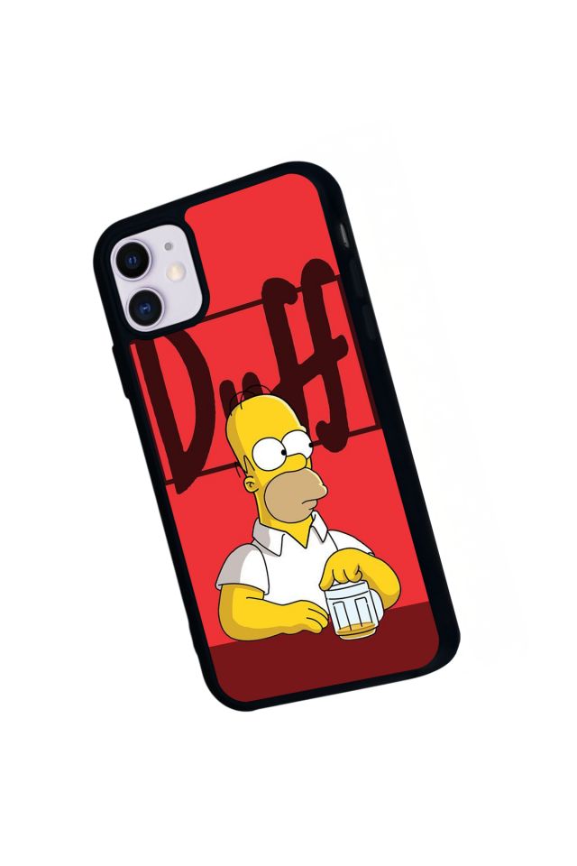 iPhone 11 Uyumlu The Simpsons Tasarımlı Glossy Premium Kılıf