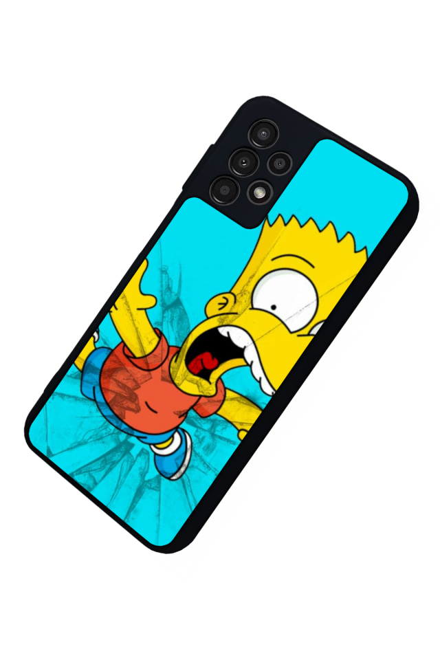 Samsung Galaxy A13 Uyumlu The Simpsons Tasarımlı Glossy Premium Kılıf