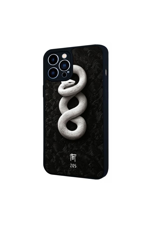 iPhone 13 Pro Max Uyumlu Yılan Tasarımlı Glossy Premium Kılıf