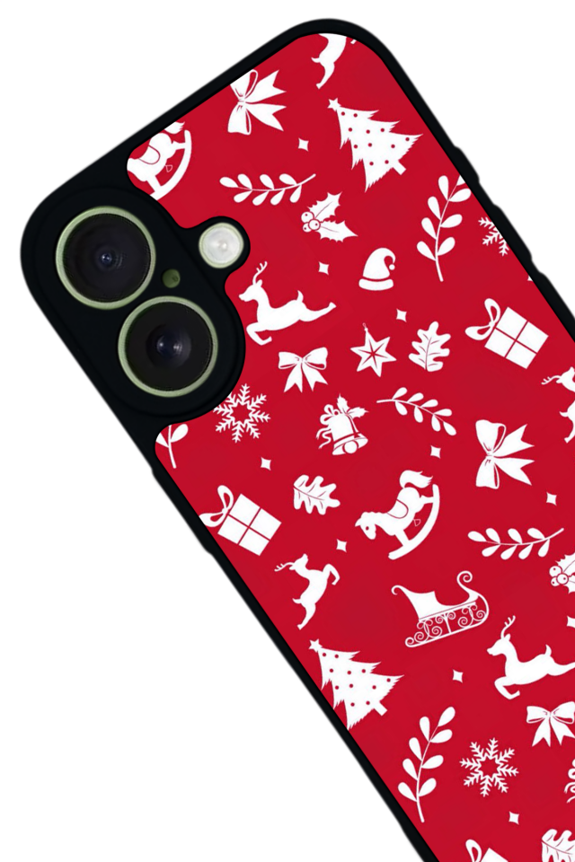 iPhone 17 Uyumlu Yilbasi Christmas Tasarımlı Glossy Premium Kılıf