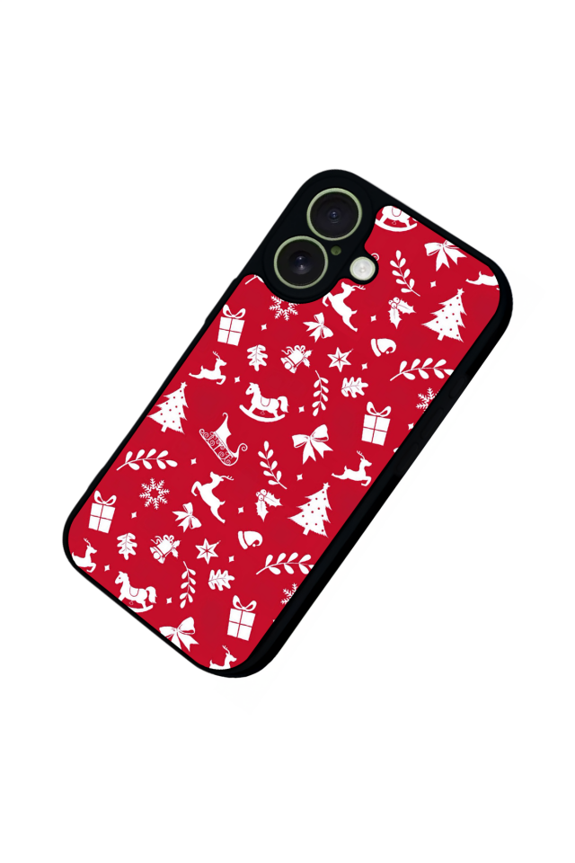 iPhone 17 Uyumlu Yilbasi Christmas Tasarımlı Glossy Premium Kılıf