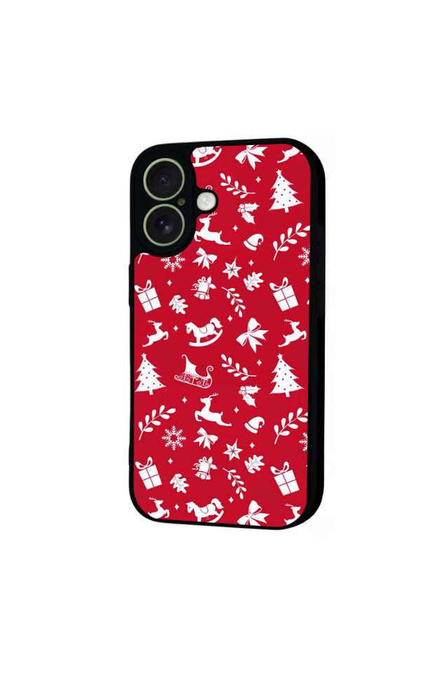 iPhone 17 Uyumlu Yilbasi Christmas Tasarımlı Glossy Premium Kılıf