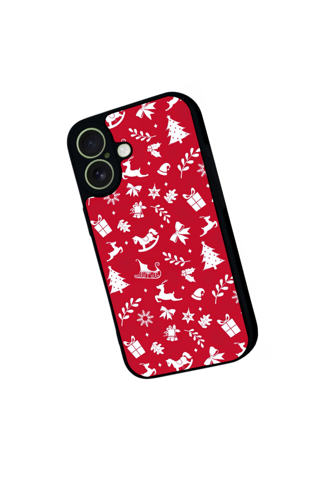 iPhone 17 Uyumlu Yilbasi Christmas Tasarımlı Glossy Premium Kılıf