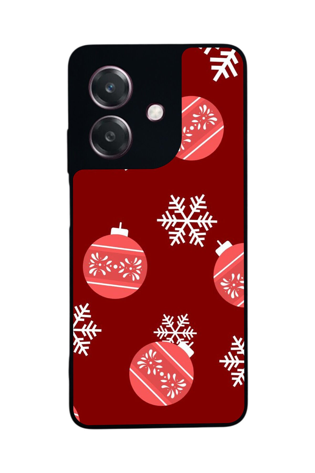 Oppo A3 5G Uyumlu Yilbasi Christmas Tasarımlı Glossy Premium Kılıf