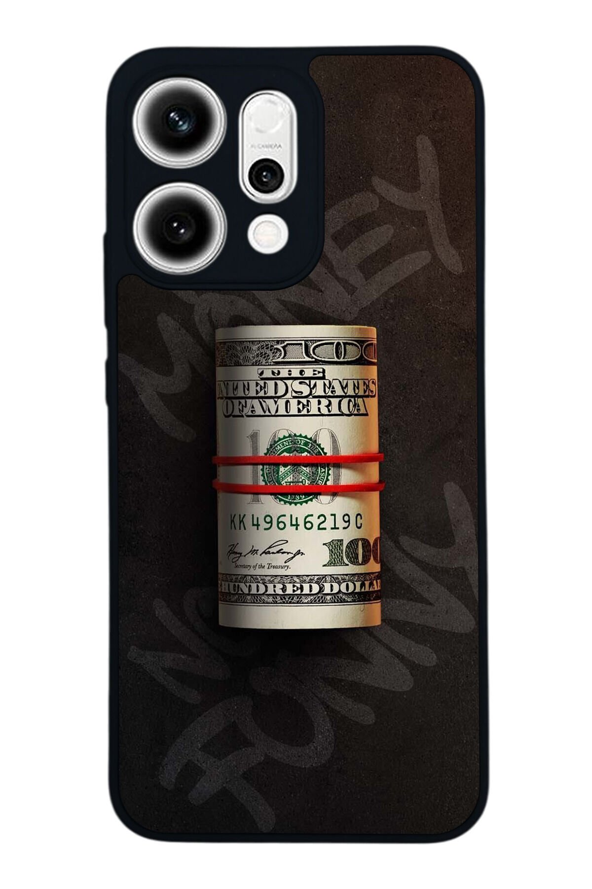 Oppo Reno 14 Uyumlu Para Tasarımlı Glossy Premium Kılıf
