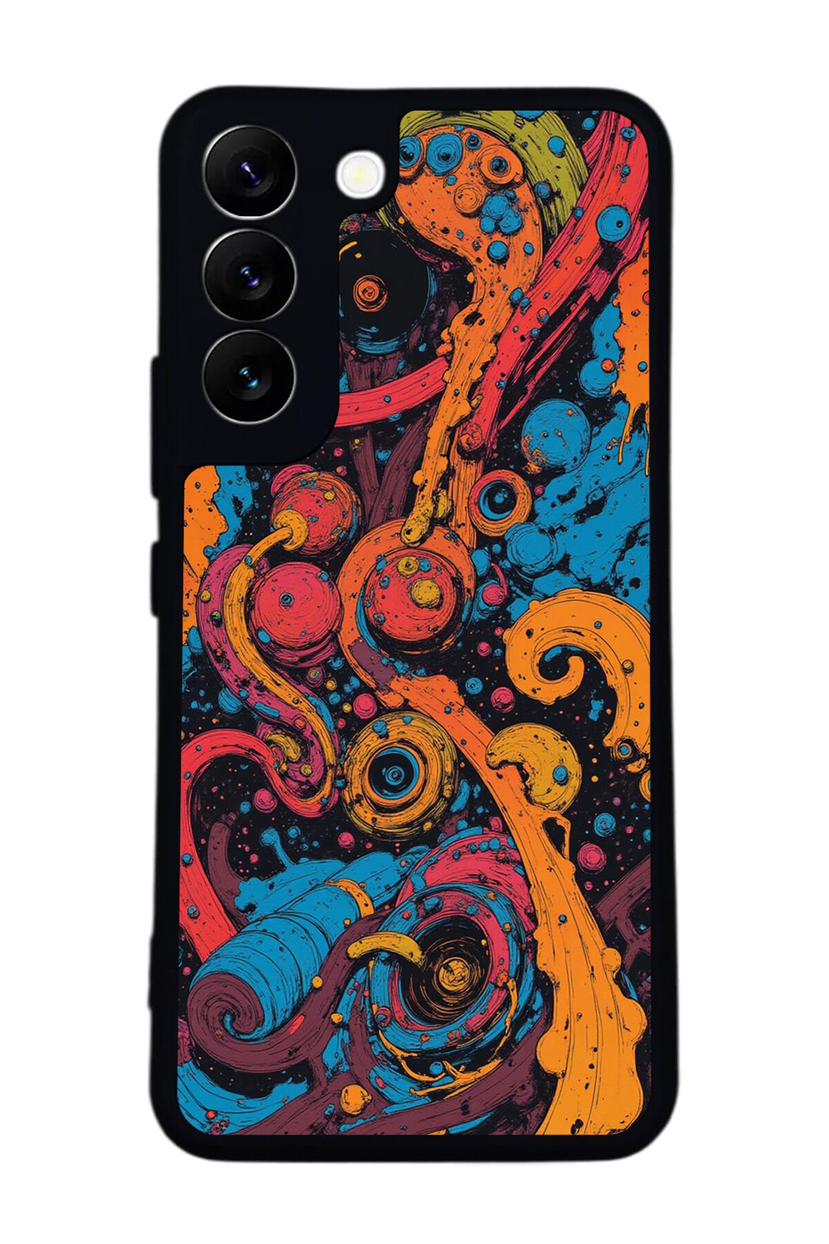 Samsung Galaxy S22 Uyumlu Abstract Tasarımlı Glossy Premium Kılıf