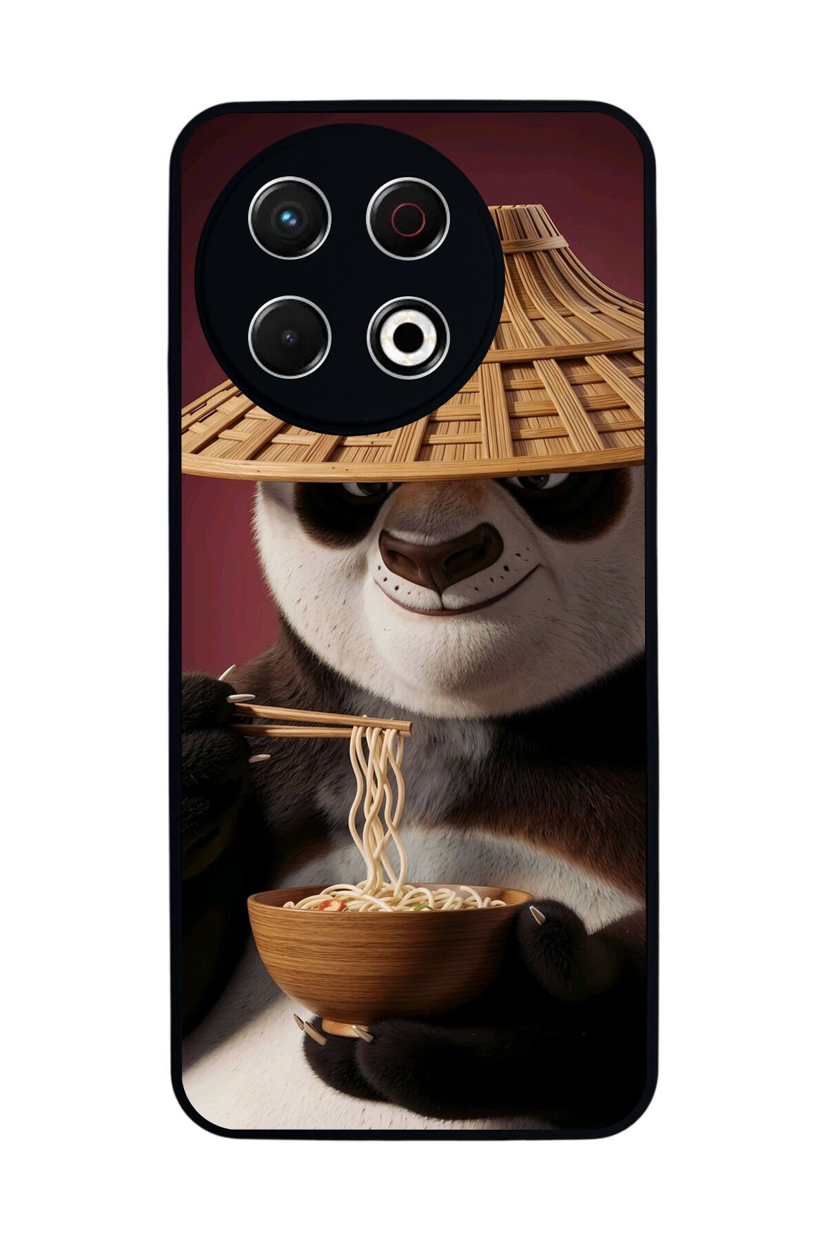 Tecno Spark 30 Pro Uyumlu Kung Fu Panda Tasarımlı Glossy Premium Kılıf