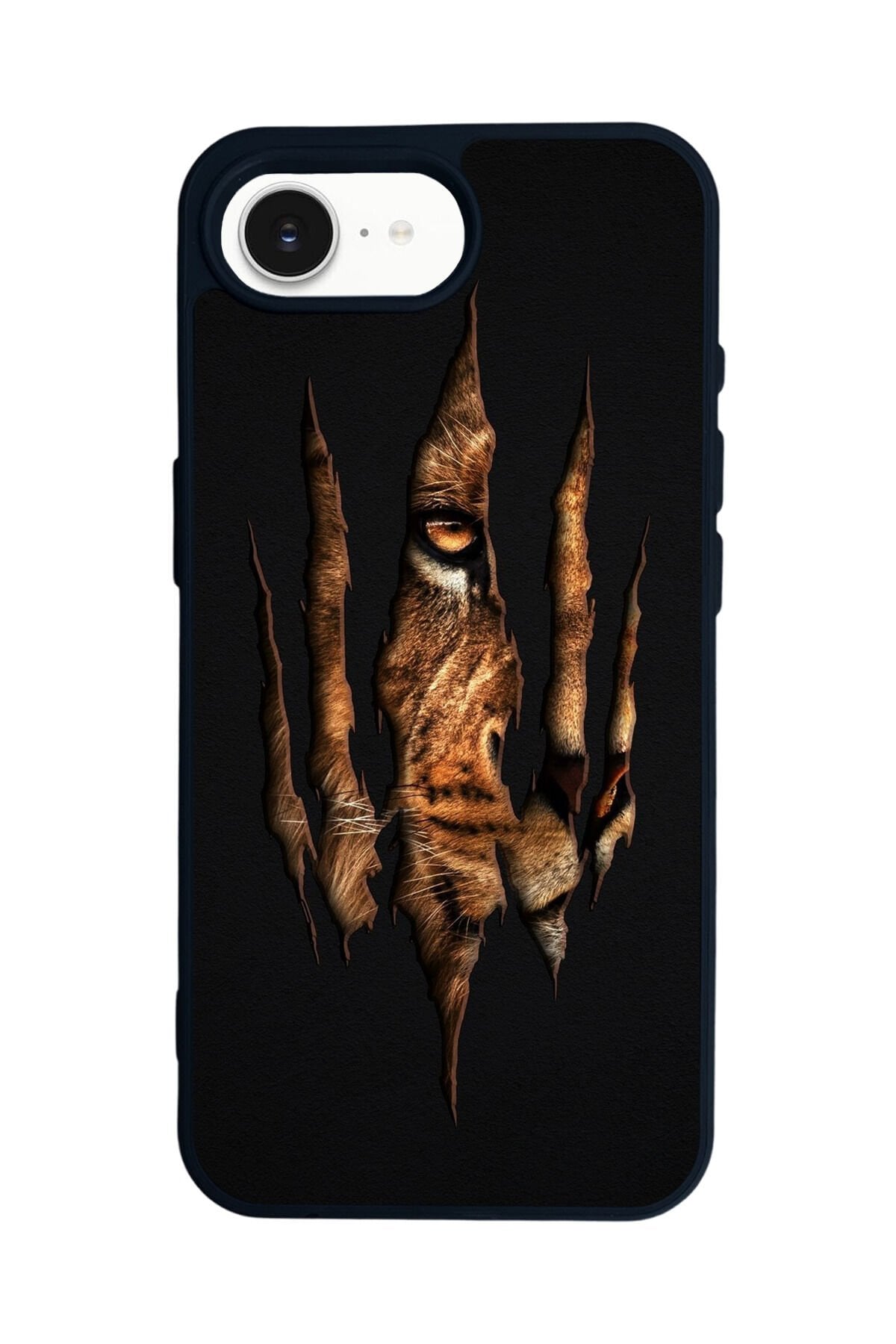 iPhone 16E Uyumlu Aslan Tasarımlı Glossy Premium Kılıf