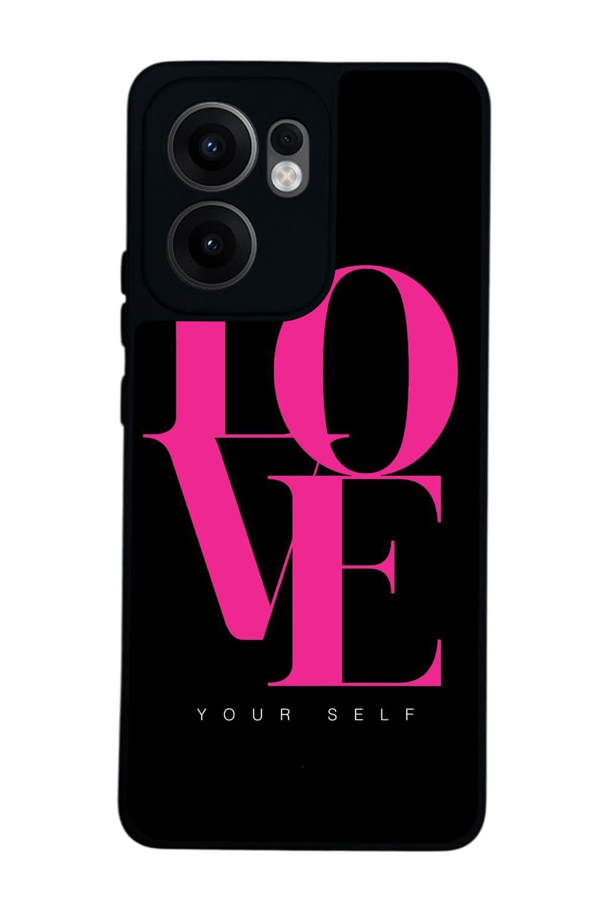 Oppo Reno 13F Uyumlu Love Tasarımlı Glossy Premium Kılıf