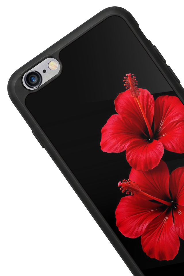 iPhone 6s Plus Uyumlu Cicek Tasarımlı Glossy Premium Kılıf