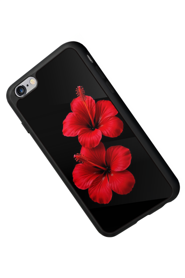 iPhone 6s Plus Uyumlu Cicek Tasarımlı Glossy Premium Kılıf