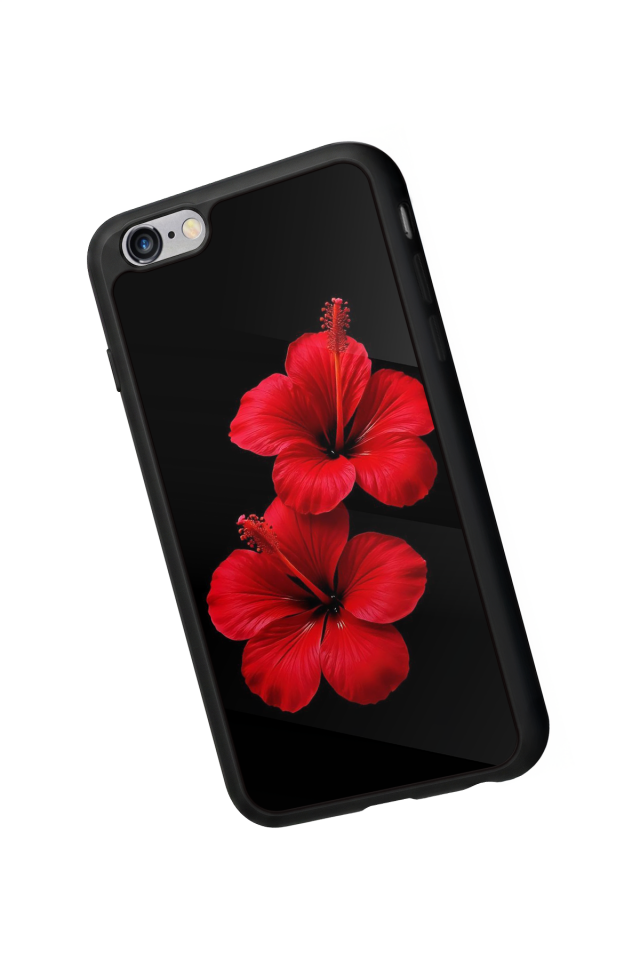 iPhone 6s Plus Uyumlu Cicek Tasarımlı Glossy Premium Kılıf