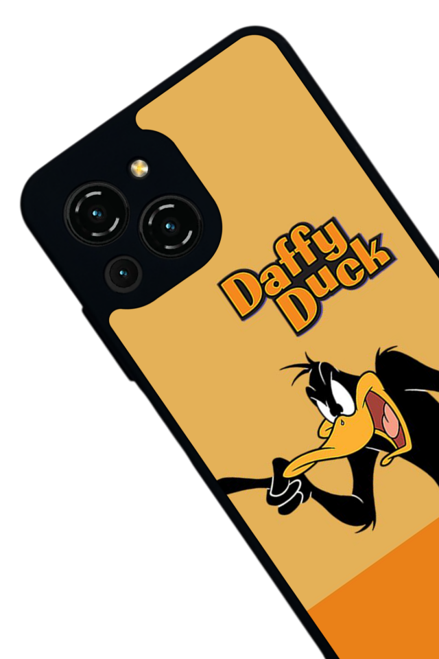 Reeder S23 Pro Max Uyumlu Daffy duck Tasarımlı Glossy Premium Kılıf